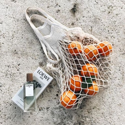 Túi xách lưới đi biển ECOHUB, dã ngoại, decor (2 size)