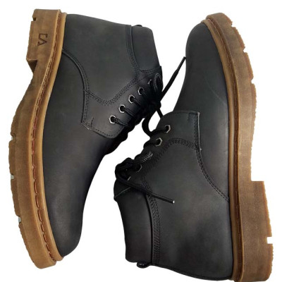 Giày Boot Da Bò Thật Nam BIGGBEN Cao Cấp BT6