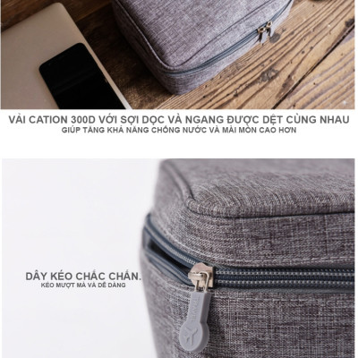 Túi Đựng Bảo Vệ Phụ Kiện Công Nhệ Cao Cấp Chống Nước , Túi Du Lịch , Túi Công Sở Văn Phòng