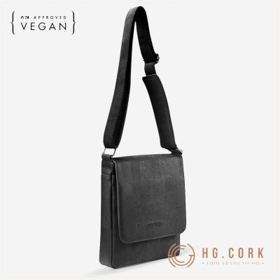 Túi Xách Nam Công Sở Cao Cấp - HGcork Corkor CK264 - Messenger Bag Cỡ Vừa - Hàng Chính Hãng, Sản Xuất Tại Bồ Đào Nha