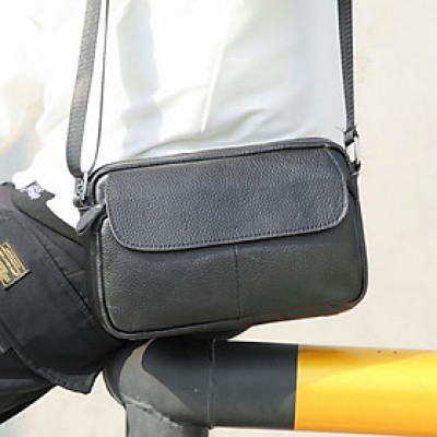 Túi đeo chéo nam DA BÒ THẬT phong cách mới  - BEE GEE DCN9285