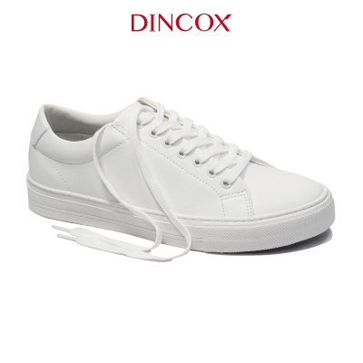 Giày Sneaker Da Unisex DINCOX D20 White Năng Động Cá Tính