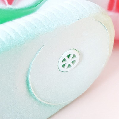 Đồ Chơi Gặm Cao Su Hình Chiếc Dép Có Kèn Bóp Kêu Chíp Chíp Cho Chó Mèo