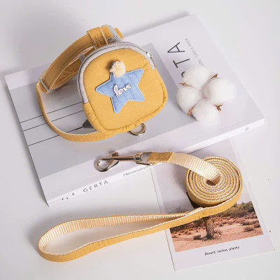 DÂY DẮT DÂY XÍCH BALO NGÔI SAO THÚ CƯNG DÀI 120CM TỪ 0.5-3KG DÀNH CHO THÚ CƯNG CHÓ MÈO