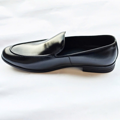 Giày Tây Nam Không Dây Thanh Lịch ( Xả Kho ) - Da Mềm Đế Cao Su Mã D08-PVC Shoes