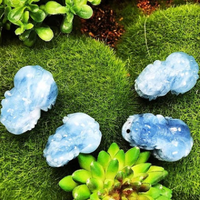 Mặt Tỳ Hưu Aquamarine - Loại Đá Cực Quý Hiếm