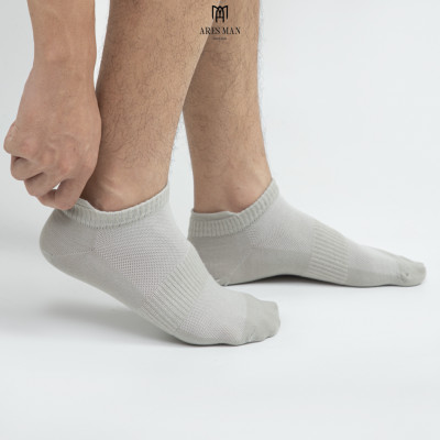 Tất - Vớ Nam Cổ Ngắn Basic Cao Cấp Nhiều Màu Dệt Từ Sợi Tre - Kháng Khuẩn, Thấm Hút, Thoáng Mát, Ngăn Mùi gấp 4 lần tất thường