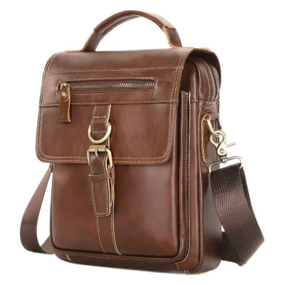 Túi đeo chéo nam DA BÒ THẬT – BEE GEE DCN9387