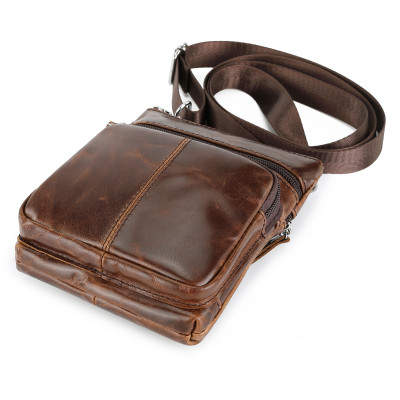 Túi đeo chéo nam DA BÒ THẬT phong cách mới  - BEE GEE DCN9281