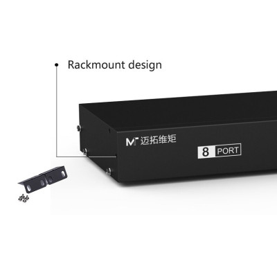 Bộ Switch KVM 8 PORT KVM VGA USB 1-8 MT-VIKI - 8 Máy Tính Ra 1 Màn Hình - Hàng Chính Hãng