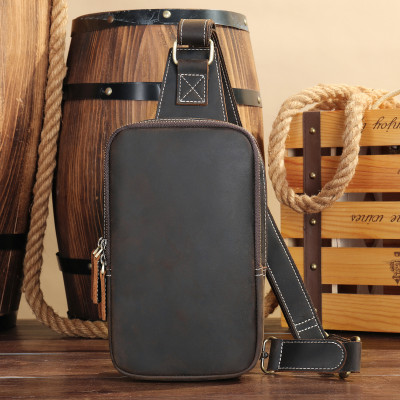 Túi đeo chéo nam DA BÒ THẬT phong cách mới  - BEE GEE DCN9220