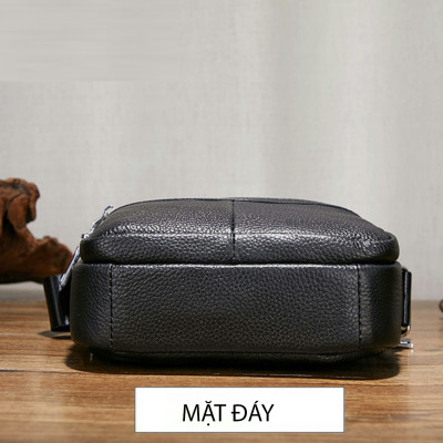 Túi đeo chéo nam DA BÒ THẬT phong cách mới  - BEE GEE DCN9284