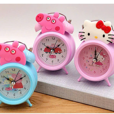 Đồng Hồ Báo Thức 2 Chuông Reo Nhiều Hình Bb3 Dễ Thương