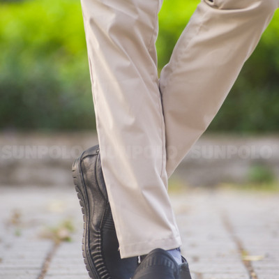 Giày Mọi Nam Da Bò SUNPOLO SU3028D - Đen