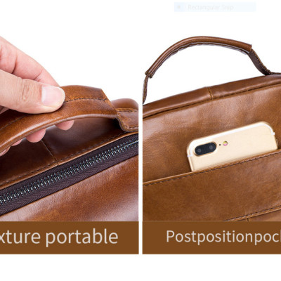 Túi xách túi đeo chéo nam 100% da bò thật cao cấp phong cách mới