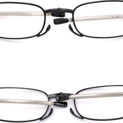 Kính lão gọng xếp màu đen tròng lão 1 độ_nữ