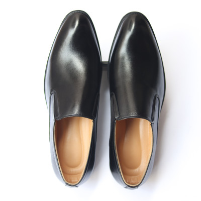 Giày Tây Nam Không Dây Mã CS055, Màu Nâu- Đen.