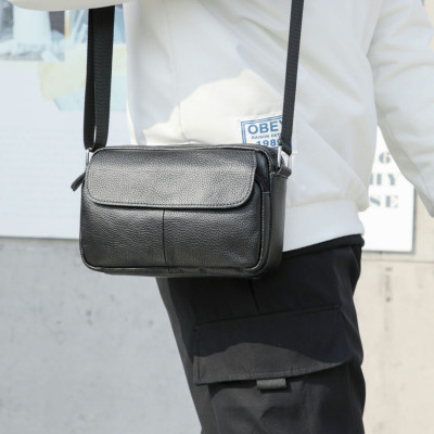 Túi đeo chéo nam DA BÒ THẬT phong cách mới  - BEE GEE DCN9285