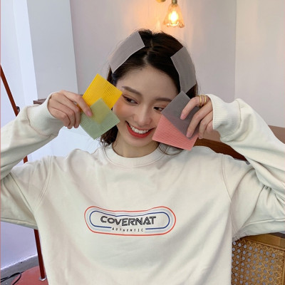 Hộp 10 Miếng Dán Tóc Con, Giữ Cố Định Tóc Mái Phong Cách Hàn Quốc Siêu Xinh - Màu ngẫu nhiên