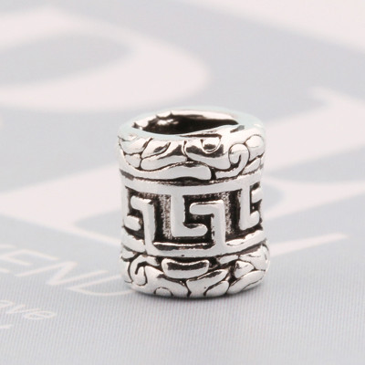 Combo 3 cái charm bạc trụ xỏ ngang - Ngọc Quý Gemstones