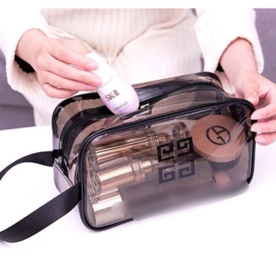 Set 3  Túi Đựng Mỹ Phẩm Trong Suốt Chống Thấm Nước Đa Dạng Kích Thước Đi Biển Đi Bơi Tiện Lợi Du Lịch