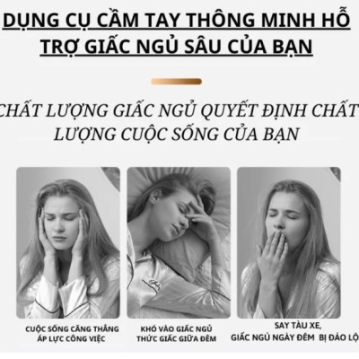 Máy giúp ngủ ngon, Thiết bị hỗ trợ dễ ngủ thông minh giúp ngủ ngon, ngủ sâu hơn, cải thiện giấc ngủ