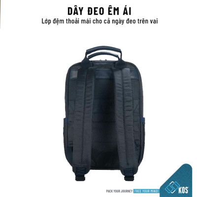 Balo Laptop 14 inch TUCANO COMFORT chất liệu Recycle Plastic thương hiệu Ý, bảo hành 2 năm