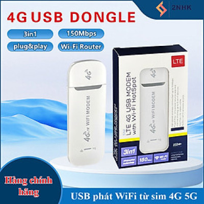 USB phát wifi từ sim 4G 5G Dongle, Dcom wifi, bộ phát wifi tốc độ cao sử dụng mọi loại sim - Hàng chính hãng / Hàng nhập khẩu