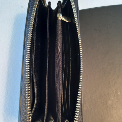 Ví nữ khóa kéo da bò vân cá sấu siêu đẳng cấp