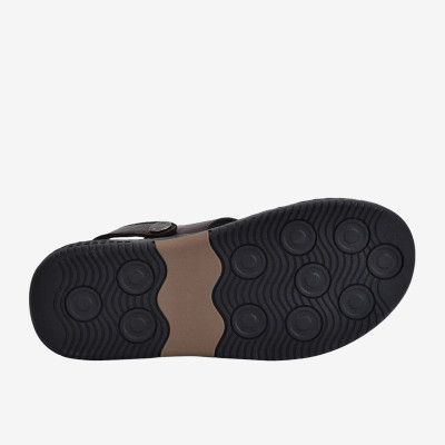 Sandal nam da bò Đông Hải quai ngang thiết kế bản to nam tính dễ phối trang phục - S1131