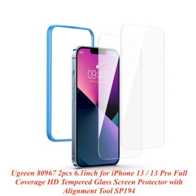 Ugreen UG80967SP194TK 2pcs 6.1 inch Miếng dán cường lực dành cho iphone 13 / 13 Pro - 2 miếng - HÀNG CHÍNH HÃNG