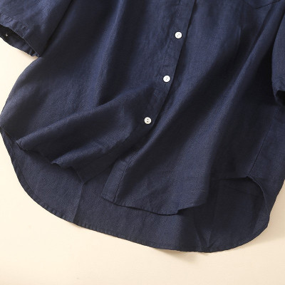 Áo sơ mi nữ cổ V kẻ sọc SM51