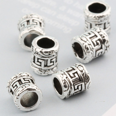 Combo 3 cái charm bạc trụ xỏ ngang - Ngọc Quý Gemstones