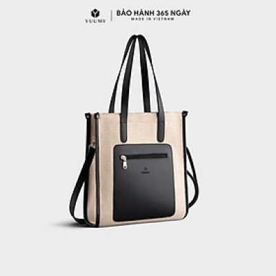 Túi Yuumy ( Thời trang nữ cói phối màu tote - Túi xách da Seasand YTX47 )