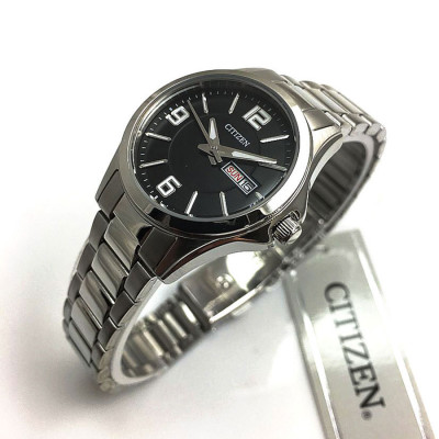 Đồng Hồ Nữ Citizen Dây Thép Không Gỉ EQ0591-56E - Mặt Đen