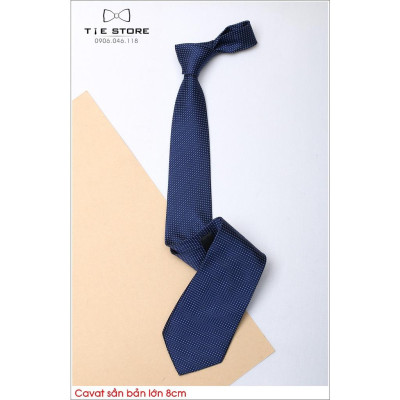 Cavat nam chất sần bản lớn 8cm - Cavat công sở bản lớn