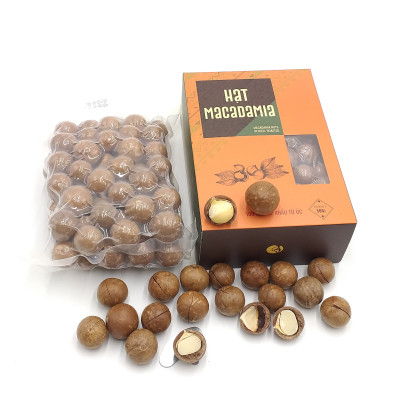 HẠT MACCA ÚC NỨT VỎ  LOẠI 1 - HỘP 500G