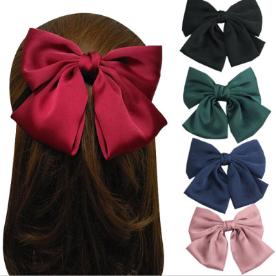 Dây buộc tóc Scrunchies lụa dáng dài dễ thương HD78