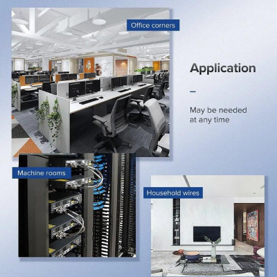 Ugreen UG40356LP124TK 5M Black Velcro Cable Organizer Black - HÀNG CHÍNH HÃNG