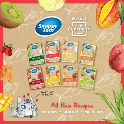 Pate Trái Cây Snappy Tom Gourmers Series [ 70g ] _ Combo Mix Đủ Vị