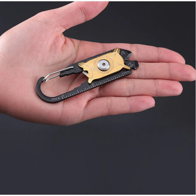 Dụng cụ du lịch đa năng 20 trong 1 móc khóa thép không gỉ - PaKaSa