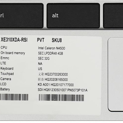 Máy Tính Xách Tay Laptop Samsung Galaxy Chromebook Go XE310XDA N4500/4GB/32GB/ChromeOS - Hàng Chính Hãng