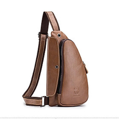 Túi đeo chéo nam DA BÒ THẬT phong cách mới – BEE GEE DCN9107