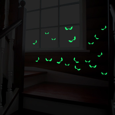 Decal giấy dán tường phát sáng Trang trí Halloween nc001