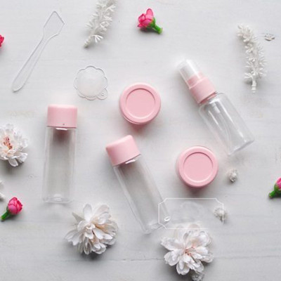 Bộ chiết mỹ phẩm du lịch 5 món nhỏ gọn tiện lợi - Henrysa