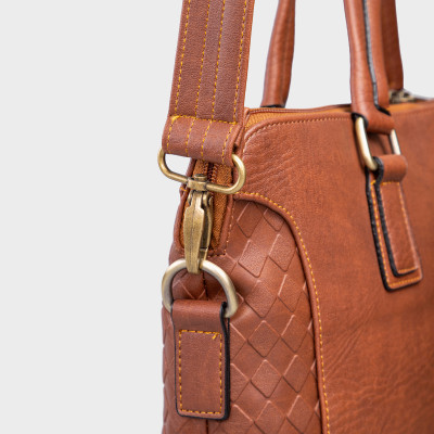 Cặp Công Sở Lata ( Thời trang nam basic đựng laptop 14,6 inch - Cặp da CA28 )