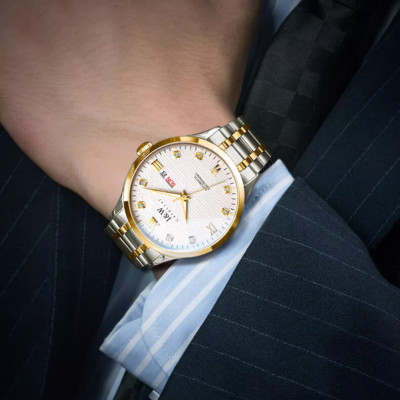 Đồng Hồ Nam I&W Carnival 651G Chính Hãng Full Box Chống Nước Kính Chống Xước Dây Thép Cao Cấp BH 60T (Máy Cơ Tự Động)