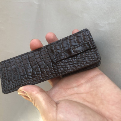 Bao Da Bật Lửa Zippo Chuyên Dụng Da Cá Sấu Chất Lượng KEIO NIPPON 