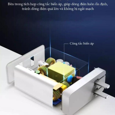 Ugreen UG40715CD161TK 36W màu Trắng Củ sạc nhanh 2 cổng USB chuẩn QC 3.0 - HÀNG CHÍNH HÃNG