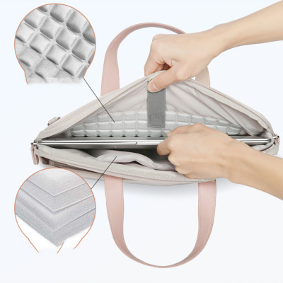 Túi xách chống sốc laptop máy tính surface, túi công sở nam nữ đeo chéo cặp đựng laptop